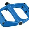 Spank Spoon DC Flat Pedal, Bright Blue