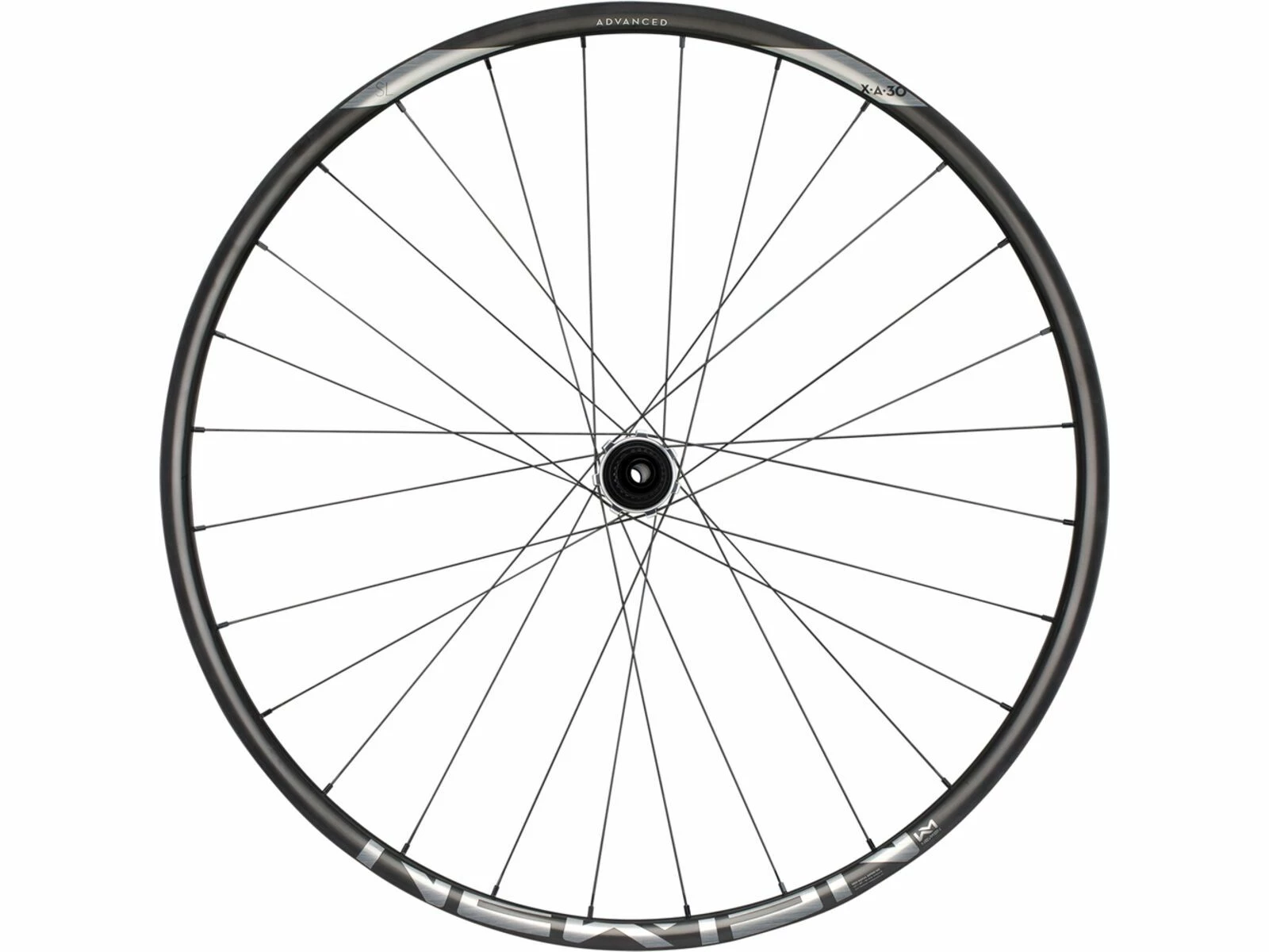 Newmen Advanced SL X.A.30 Centerlock - 27.5 / 12x148 Mm Boost / Shimano Micro Spline, Black/silver – Bild 2