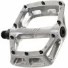 DMR V8 Flat Pedal, Polished Silver
