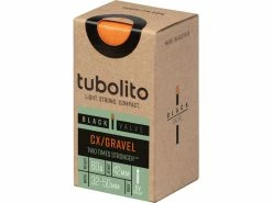 Tubolito Tubo CX/Gravel 42 Mm - 700C X 32-50 / Black Valve, Orange/black