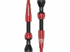 Lezyne CNC TLR Valves - 44 Mm, Red