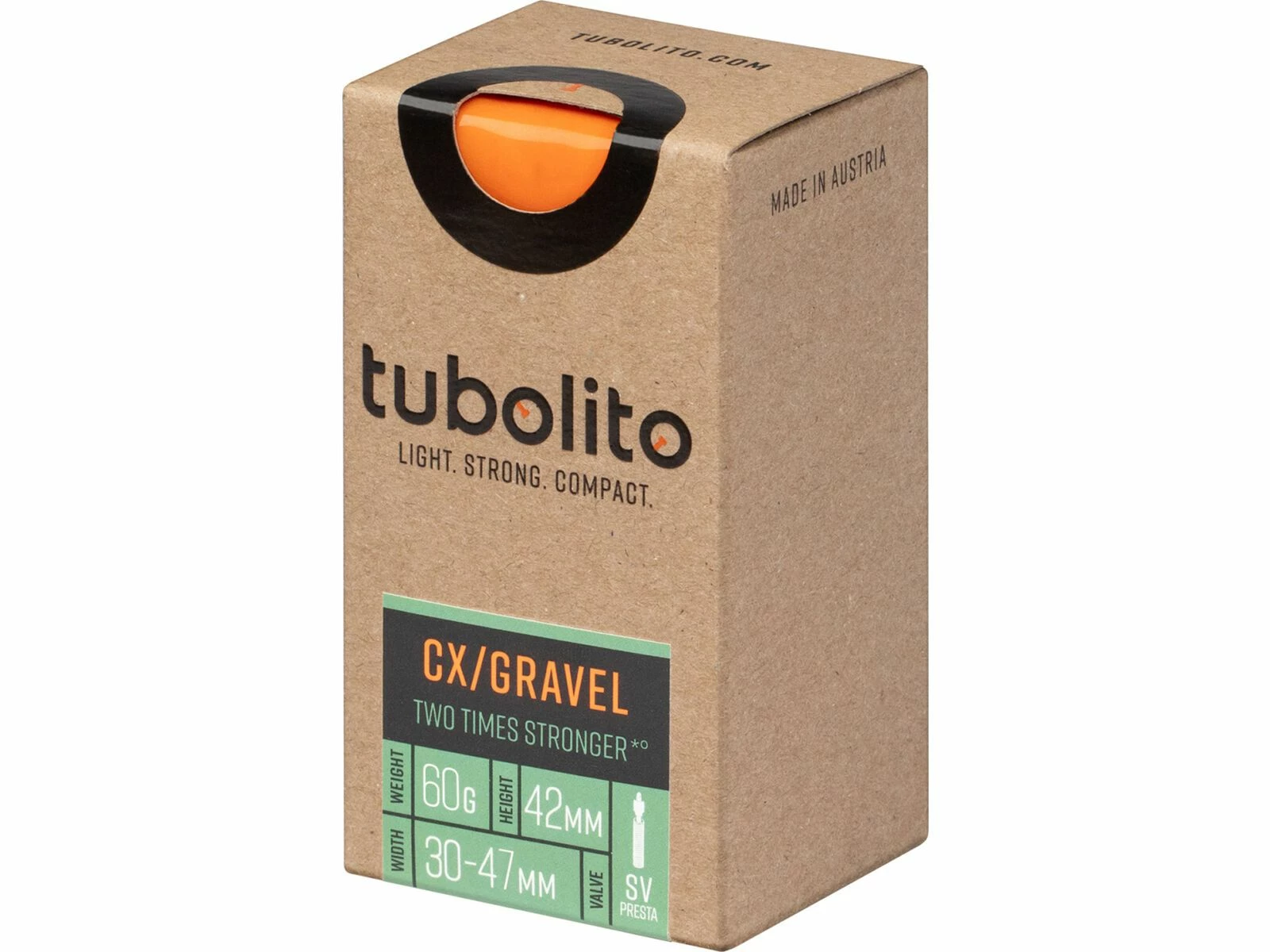 Tubolito Tubo CX/Gravel 42 Mm - 700C/650B X 30-47, Orange