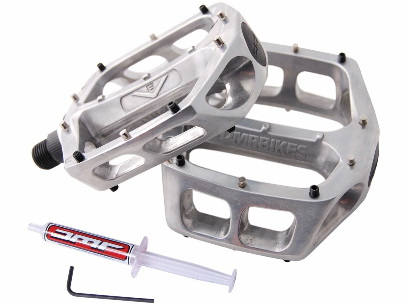 DMR V8 Classic Flat Pedal, Silver – Bild 2