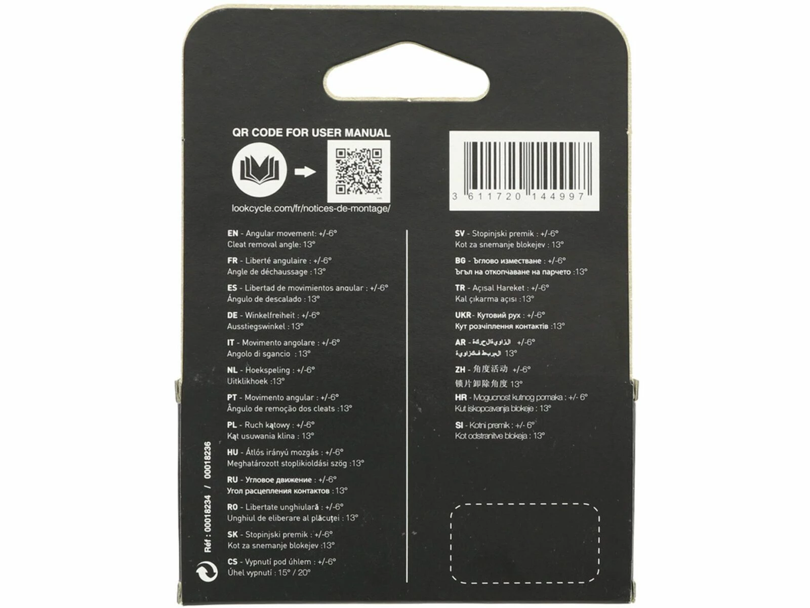 Look Cleat X-Track, Grey – Bild 3