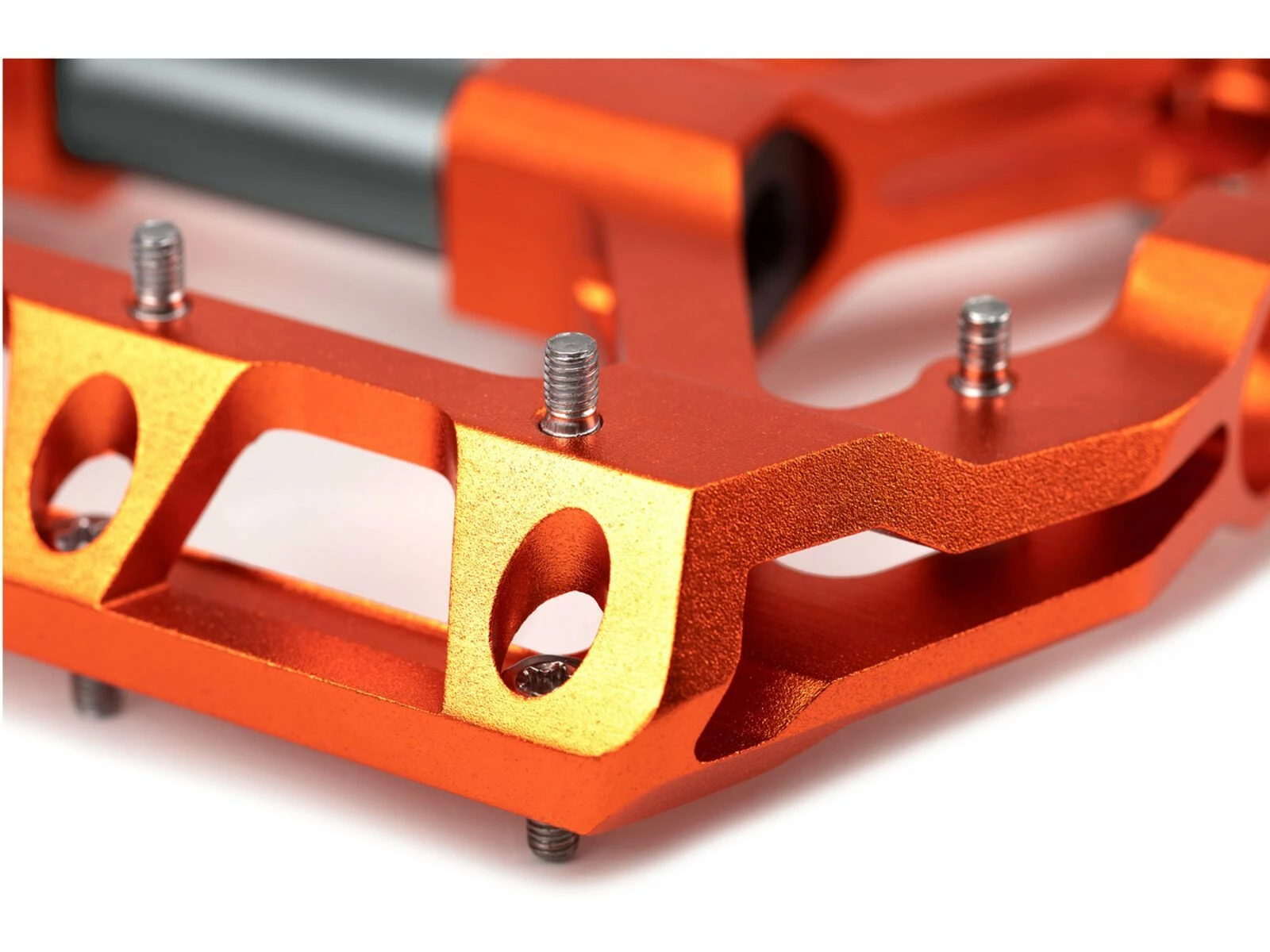 Cube RFR Pedale Flat SLT 2.0, Orange´n´grey – Bild 4