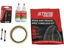 Stan's NoTubes Stan's NoTubes Road And Gravel Bike Tubeless Kit - 25 Mm Tape / Valve / Tire Sealant