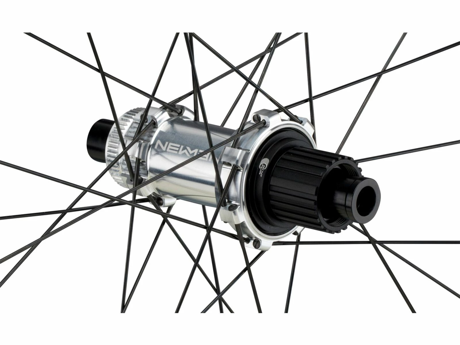Newmen Advanced SL X.A.30 Centerlock - 27.5 / 12x148 Mm Boost / Shimano Micro Spline, Black/silver – Bild 3
