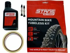 Stan's NoTubes Stan's NoTubes Mountain Bike Tubeless Kit - 33 Mm Tape / Valve / Tire Sealant