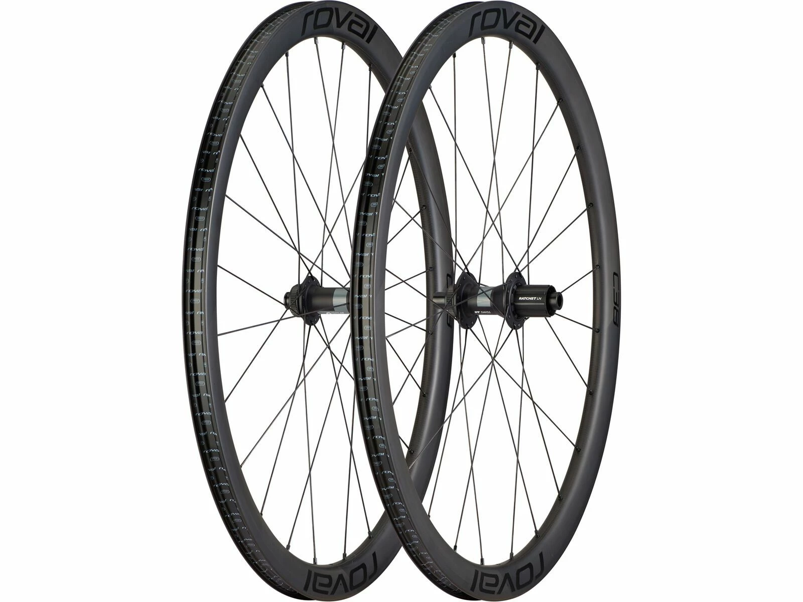 Specialized Roval Rapide C 38 Disc, Satin Carbon/black