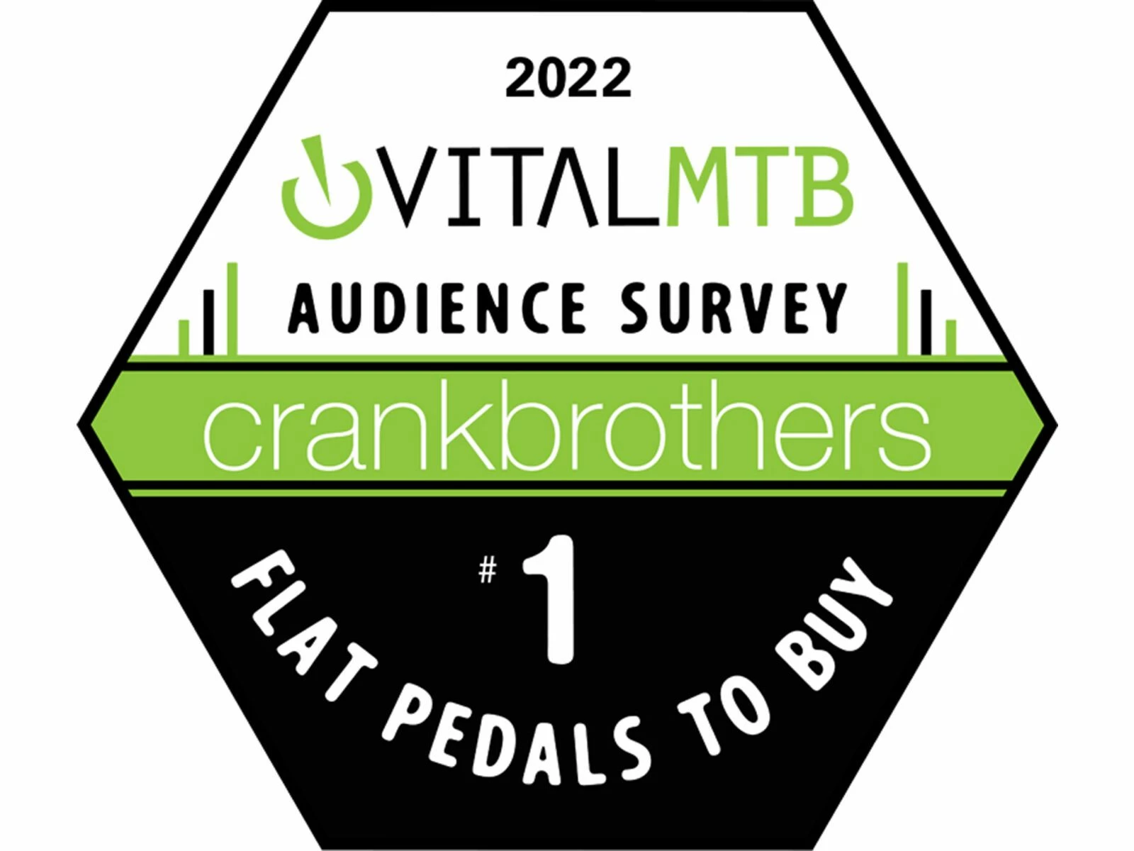 Crankbrothers Stamp 7 Large, Black – Bild 3