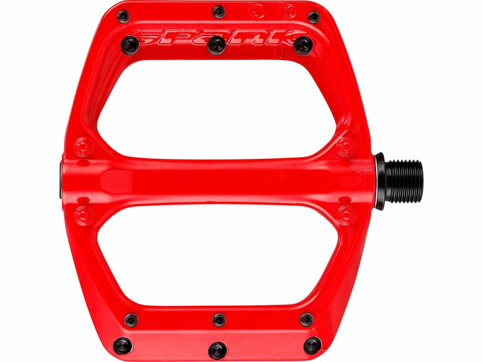 Spank Spoon DC Flat Pedal, Red – Bild 3